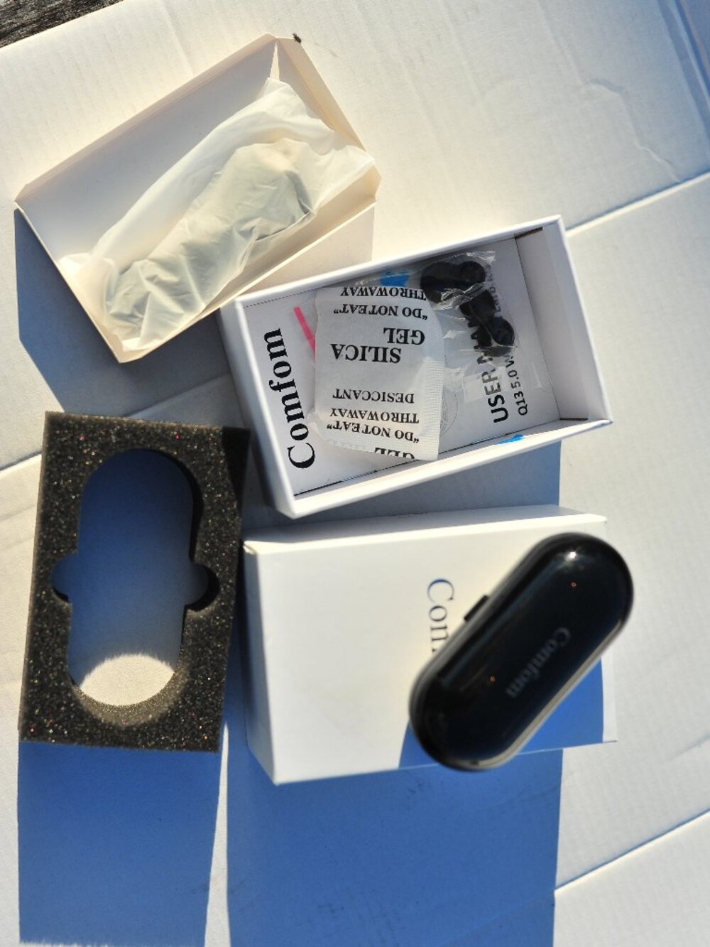 Comfom Wireless Earbuds Black